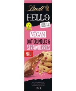 Lindt Hello Vegan Oat Strawberries chocolade