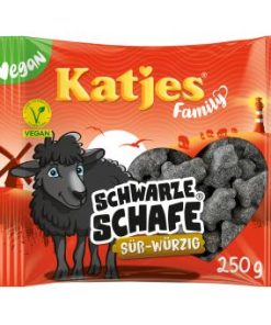 Katjes Veggie zwarte schaap dropjes zoet