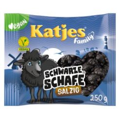 Katjes Veggie zwarte schaap dropjes zout