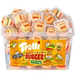 Trolli mini snoep hamburger 60 stuks