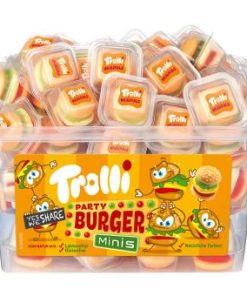 Trolli mini snoep hamburger 60 stuks