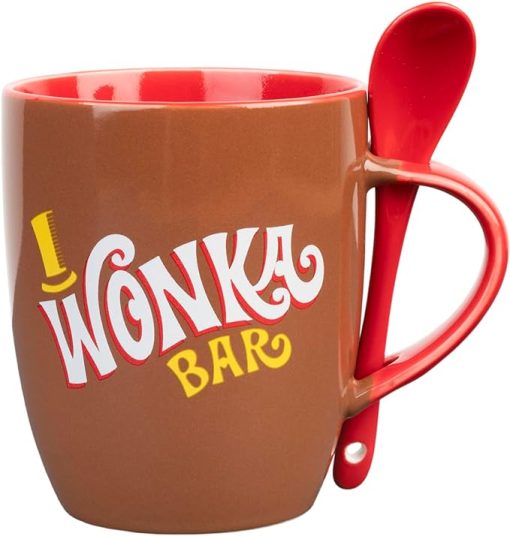 Wonka koffie of thee mok met lepel