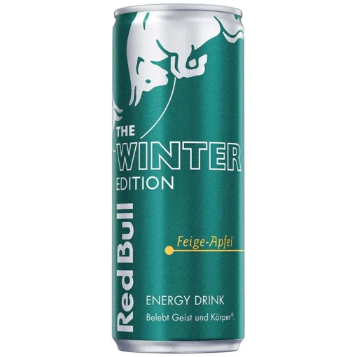 Red Bull Energy Drink Winter Edition vijg appel