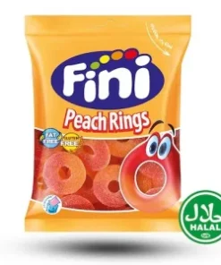 Fini perzikringen Halal 90 gram