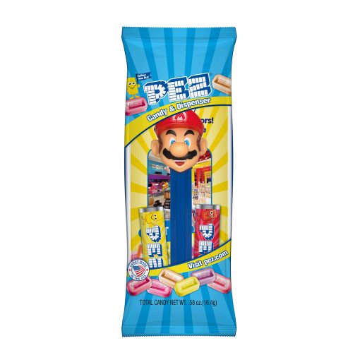 PEZ Mario met snoepjes