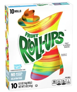 Fruit Roll-Ups Tropical Tie-Dye 10 rolls