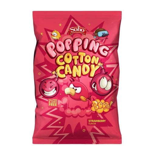 Suikerspin Popping cotton candy
