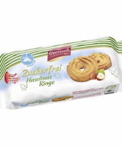 Suikervrije Hazelnoot ringen 200 gram