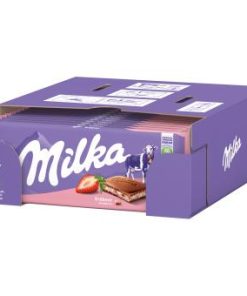 Milka Aardbei Yoghurt chocolade grootverpakking