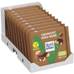 Ritter Sport Vegan Crunchy Hele Noten grootverpakking