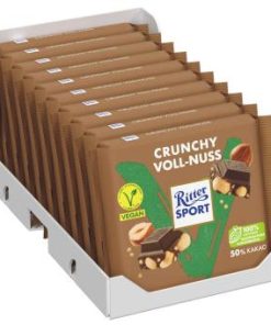 Ritter Sport Vegan Crunchy Hele Noten grootverpakking