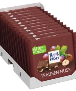Ritter Sport chocolade Druif grootverpakking