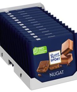 Ritter Sport chocolade Nougat grootverpakking