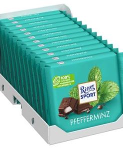 Ritter Sport chocolade Pepermunt grootverpakking
