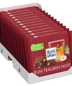 Ritter Sport chocolade Rum rozijnen grootverpakking