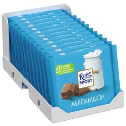 Ritter Sport chocolade alpenmelk grootverpakking