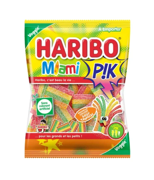 Haribo Miami zuur Veggie 120 gram