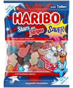 Haribo Stars and Stripes zuur