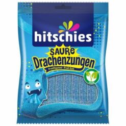 Hitschies Zure drakentongen Blauw vegan