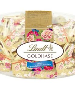 Lindt mini paashazen bloemen editie