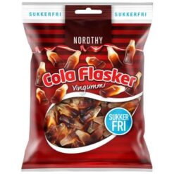 Nordthy Cola Flasker Vingummi suikervrij