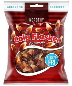 Nordthy Cola Flasker Vingummi suikervrij