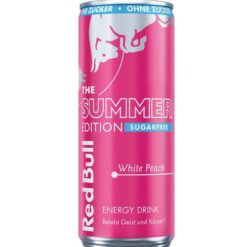 Red Bull Summer Edition 2025 White Peach Suikervrij
