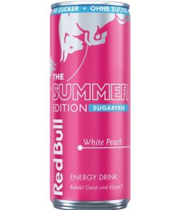 Red Bull Summer Edition 2025 White Peach Suikervrij