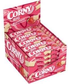 Corny BIG Strawberry White Chocolate grootverpakking