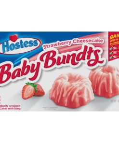 Hostess Baby Bundts Strawberry Cheesecake