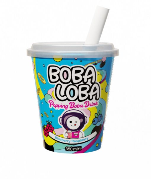 Boba Loba Bubble Tea Blue Raspberry