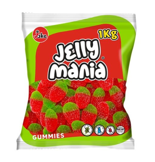 Halal zure wilde aardbei 1kg Jellymania