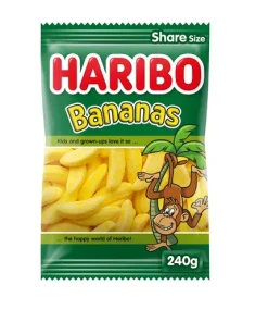 Haribo Bananen zakje 240 gram