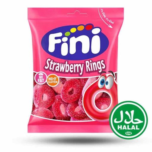 Fini Halal Strawberry rings