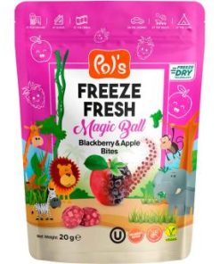 Pol's Freeze Fresh Magic Ball Zwarte bes & Appel Bites