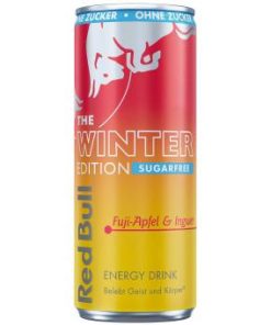 Red Bull Energy Drink Winter Edition Fuji-Apple & Ginger Suikervrij Pre Order