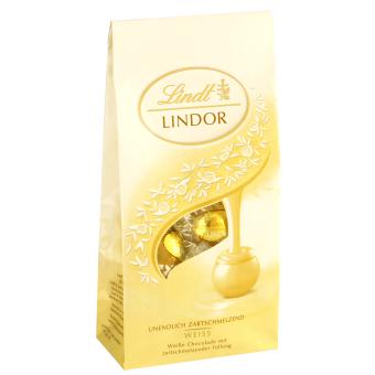 Lindt Lindor Witte Chocolade kogels 137 gram Lindt Lindor Witte Chocolade kogels 137 gram