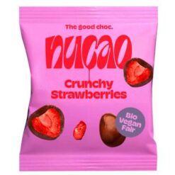 nucao Chocolade Crunchy Aardbeien Biologisch