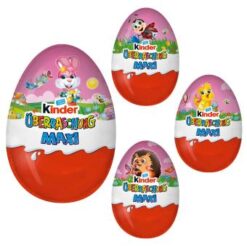 Kinder chocolade XL ei maxi roze