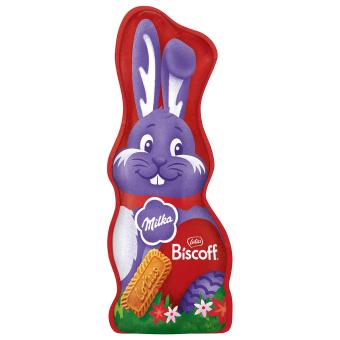 Milka Paashaas Lotus Biscoff 90 gram Milka Paashaas Lotus Biscoff 90 gram